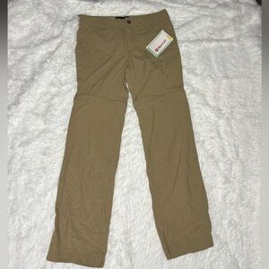NWT Marmot Girls Lobo’s Convertible Pant in Desert Khaki